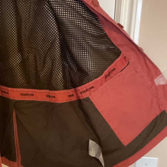 Windriver Classic Outerwear Women's Red Denim Jean Jacket Size XL Pockets - Picture 6 of 16